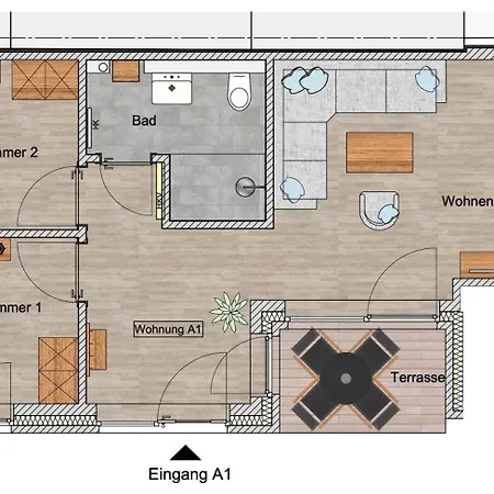 Lejlighed A1 - Haus Deichwind Koenigsberger Allee 36 - Feriendomizil Hollich